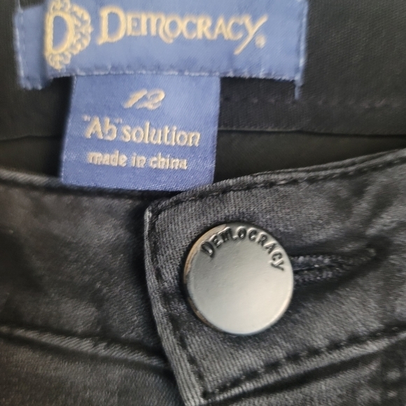 Democracy Ab Technology High-Rise Skinny Ankle Denim Jeans Size 12 in Bl… - Picture 9 of 16